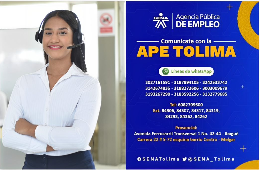 Información general de la APE Tolima