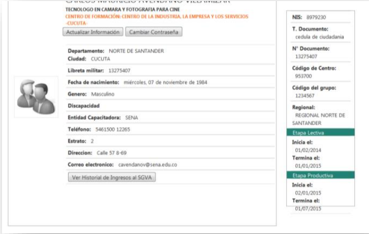 Información académica