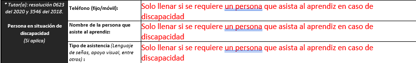 Apoyo por discapacidad